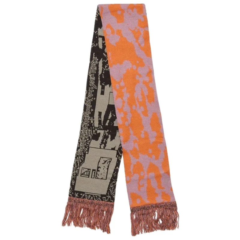 Jacquard Knit Soccer Scarf