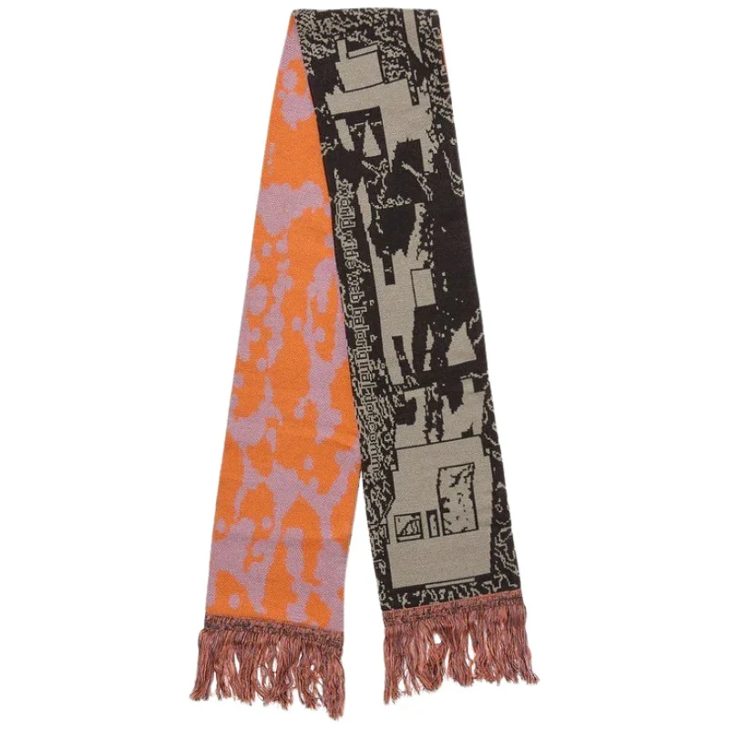 Jacquard Knit Soccer Scarf - Image 2