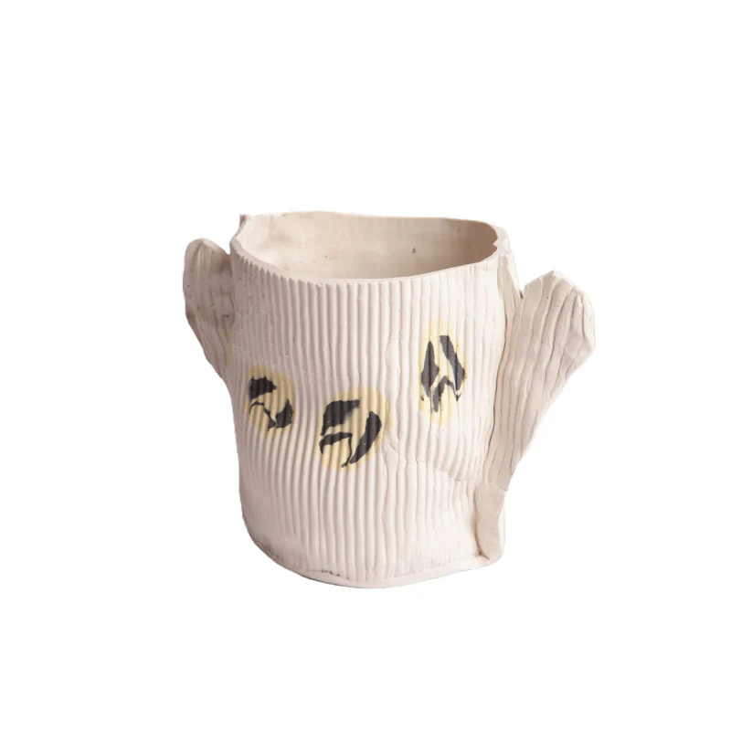 Keramik Vase Groove Large - Image 5
