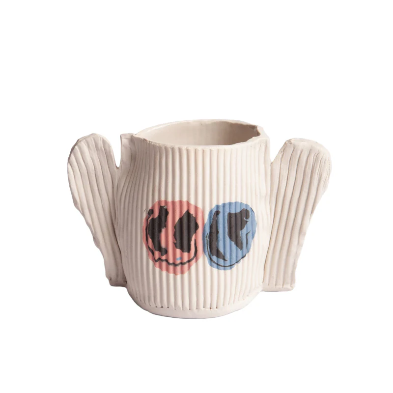 Keramik Vase Groove Medium - Image 4
