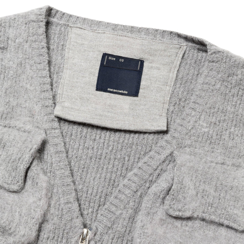 Mohair Knit Luggage Vest - Image 6