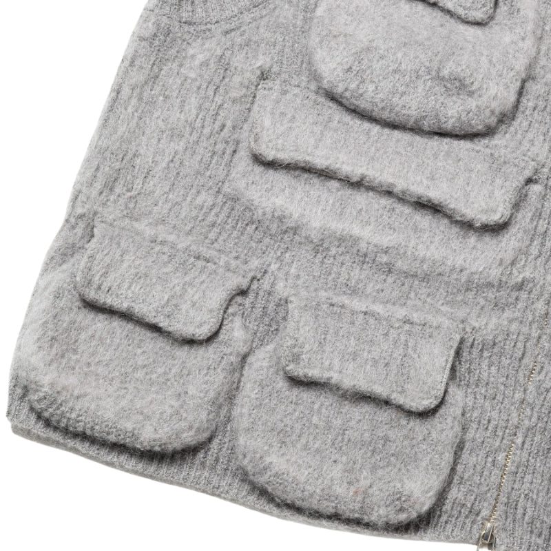 Mohair Knit Luggage Vest - Image 7