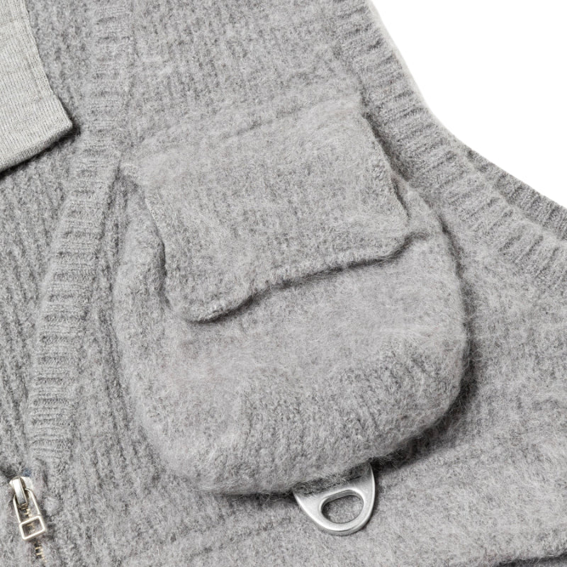 Mohair Knit Luggage Vest - Image 9