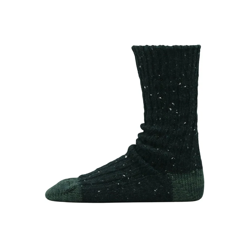 Recycled Wool Heavyweight Ribbed Socks - Image 3
